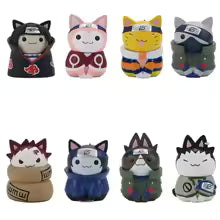 Naruto Cat Figures 8piece Set