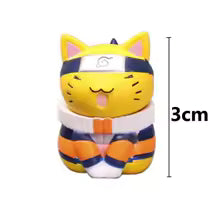 Naruto Cat Figures 8piece Set